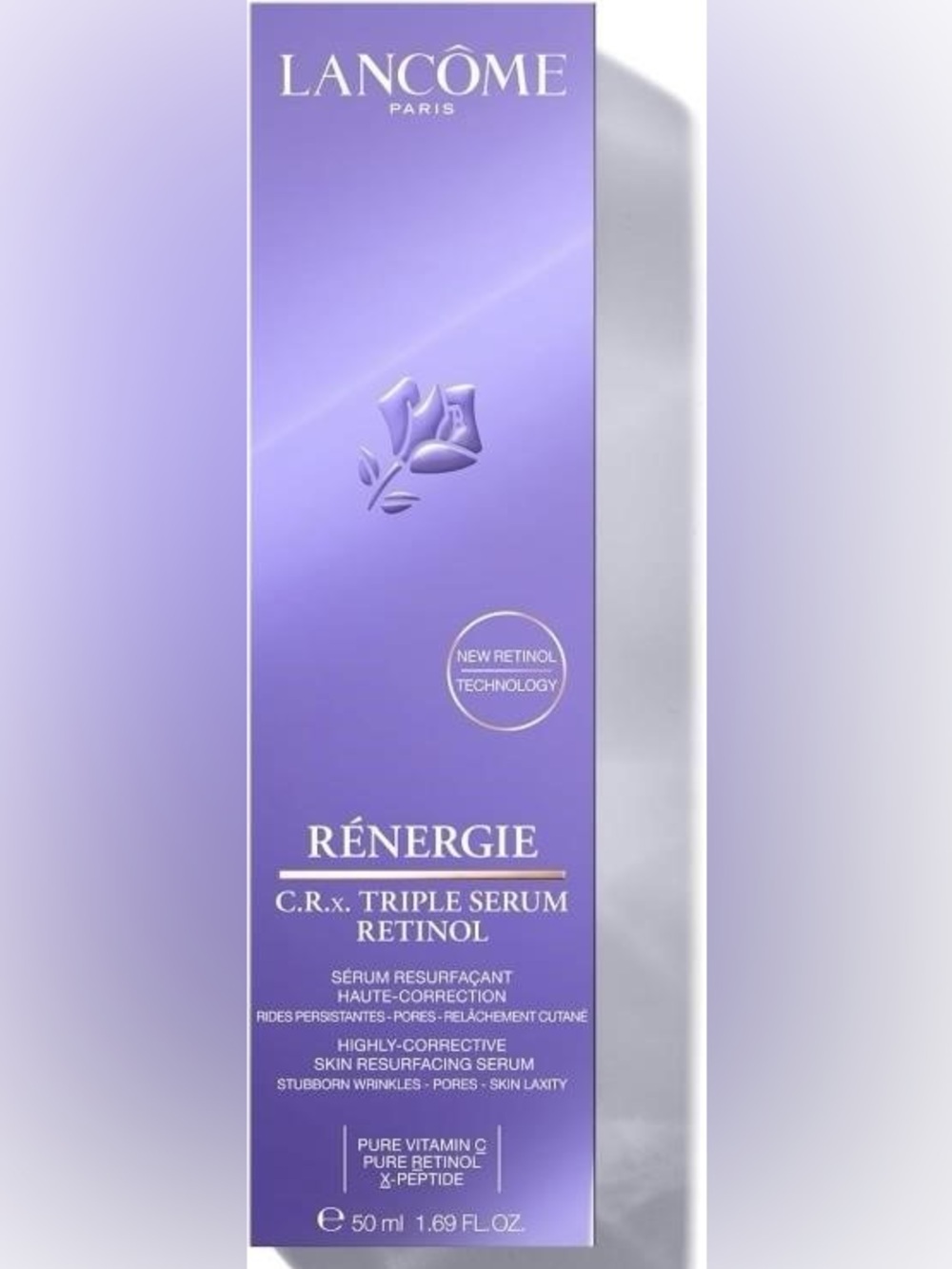 Lancôme Rénergie C.R.x Triple Serum Retinol — Purple Packaging
